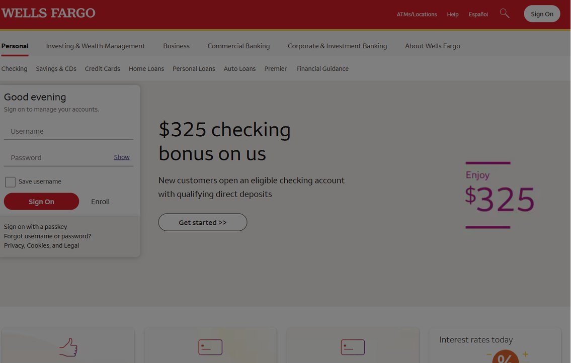 Wells Fargo – wellsfargo.com